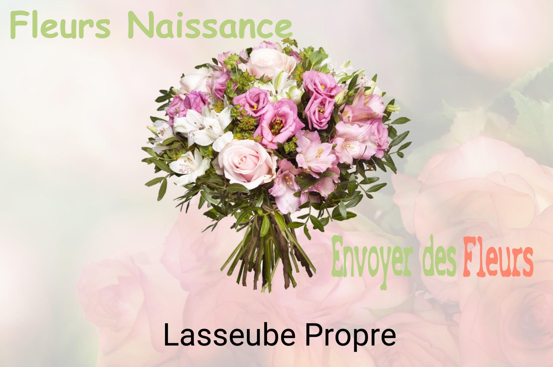 Bouquet de fleurs de naissance livré à Lasseube-Propre